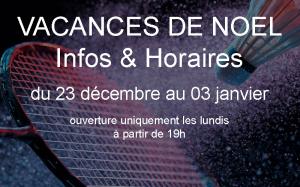 Infos & Horaires vacances Noël 2024